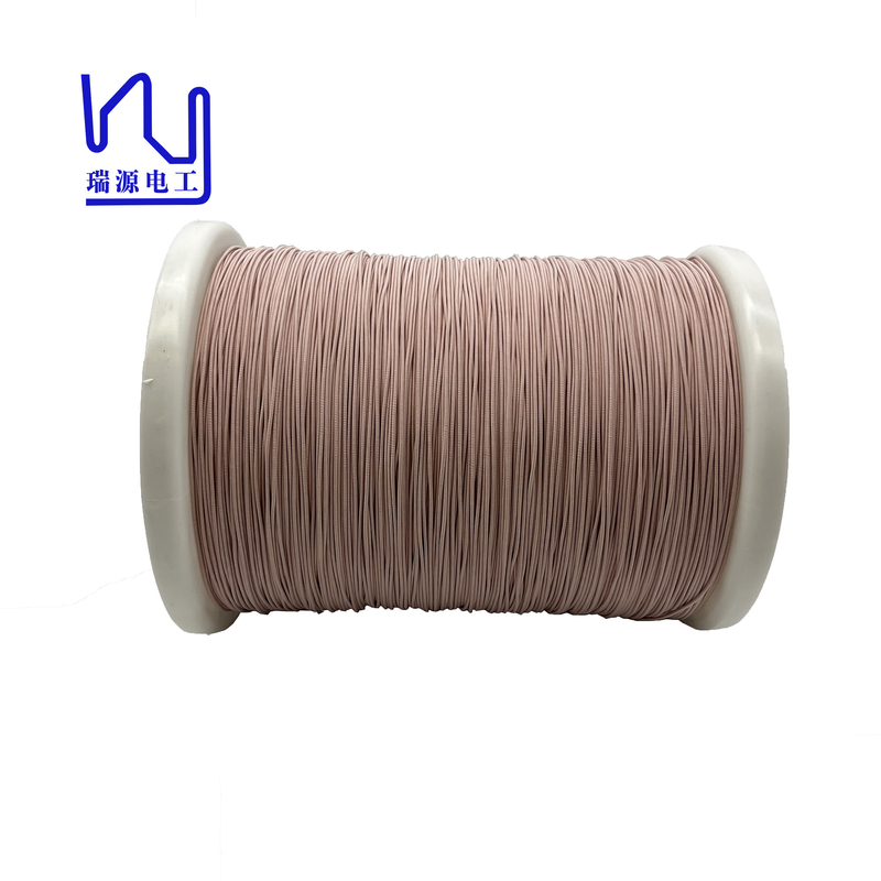 Custom Ustc Litz Wire 0.05mm Served Nylon Enameled Copper For Hf Converters
