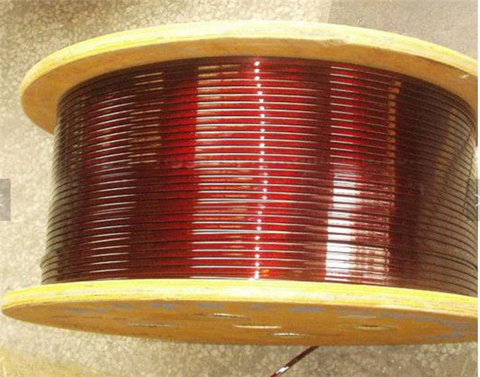 Rectangular Enameled Copper Wire 220℃ Temperature Resistance Suitable for Motor Stator Winding