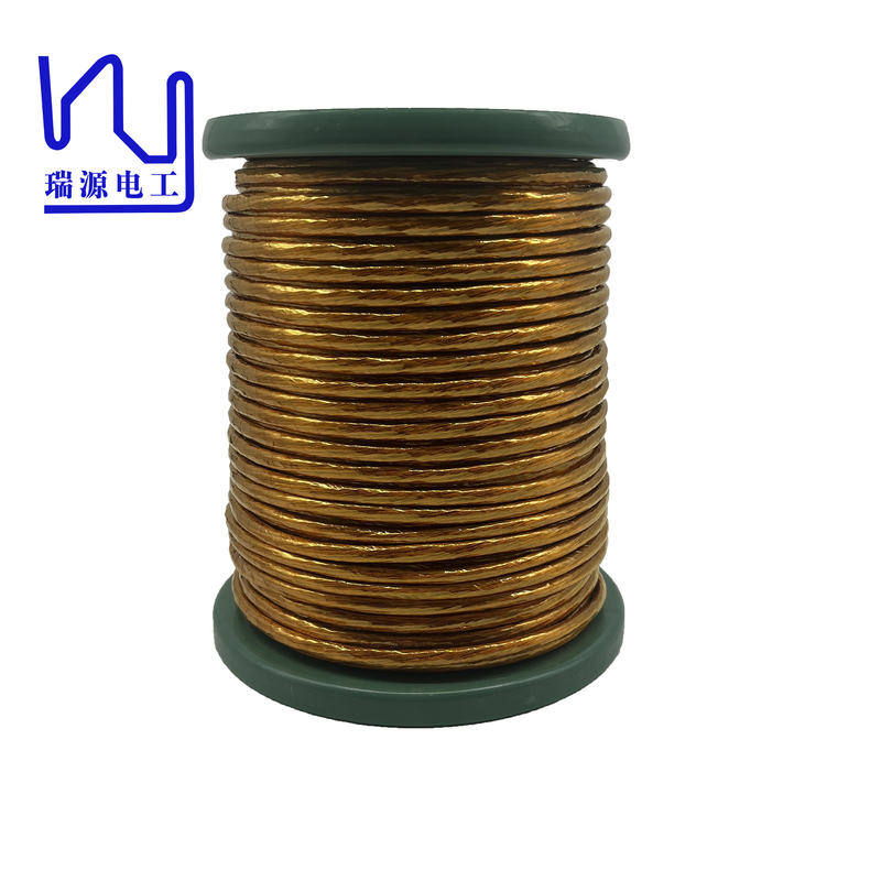 0.4mm X 120 Strands Super Enameled Copper Winding Wire High Voltage PI Film Taped