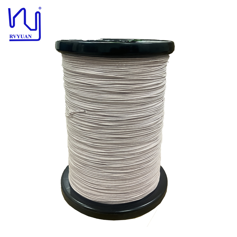 Customized USTC UEW 0.1mm Stranded Silk Covered Litz Wire for Wireless Charging Coils