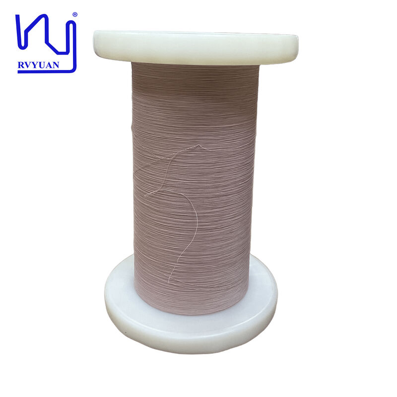 USTC Class 155 0.025mm*7 Insulated Silk Covered Copper Litz Wire 500V Rated Voltage