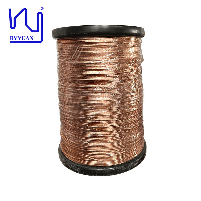 Stranded Litz Wires 0.1mm *180 Strands enameled Copper Wires For Transformer