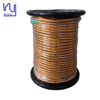 3000/38 AWG テープ付きリッツワイヤ 高圧耐性とMAXOD8トランスフォーマー巻き込み用.23mm